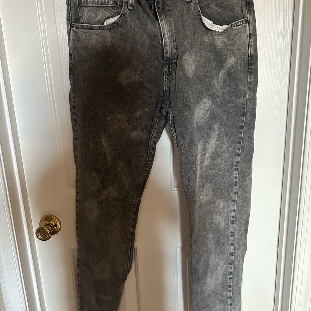 Levi's Men's Washed Black Jeans